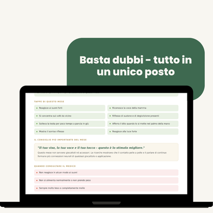 Guida Personalizzata allo Sviluppo del Bebè